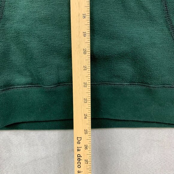 Vintage Abercrombie & Fitch Mens Sweater Medium Green Hoodie Long Sleeve Y2K - Picture 7 of 8